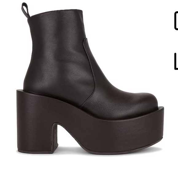 Revolve NWT Paloma Barcelo Brown wedge Platform great style comfortable boots❤️ - Picture 1 of 10